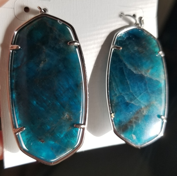 KENDRA SCOTT CUSTOM DANIELLE EARRINGS IN SILVER - Picture 5 of 5